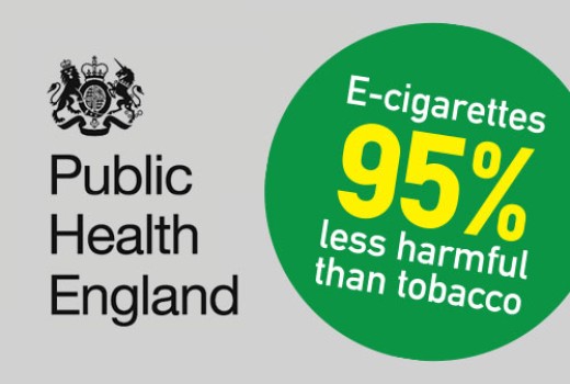 Public Health England: Electronic cigarette is 95% safer than normal!