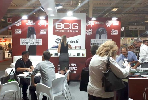 The booth at Μarket Expo.