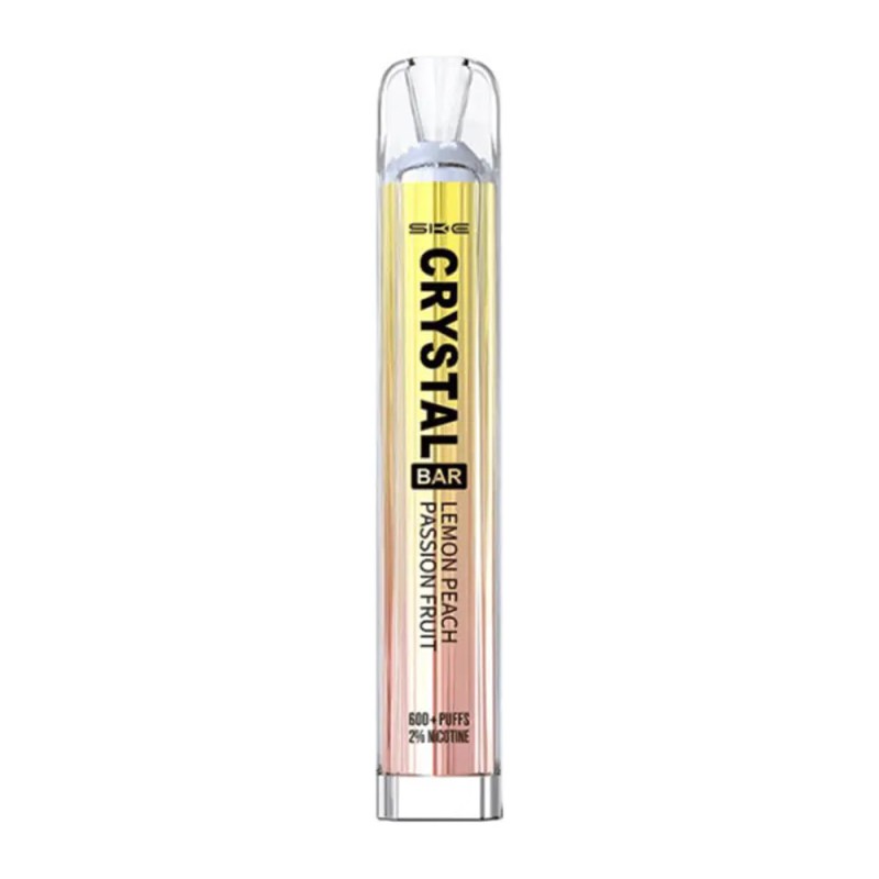 Crystal Bar Lemon Peach Passion Fruit 2ml Συσκευές Μιας Χρήσης - Crystal Bar Lemon Peach Passion Fruit 2ml