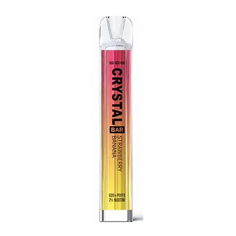 Crystal Bar Strawberry Banana 2ml Συσκευές Μιας Χρήσης - Crystal Bar Strawberry Banana 2ml