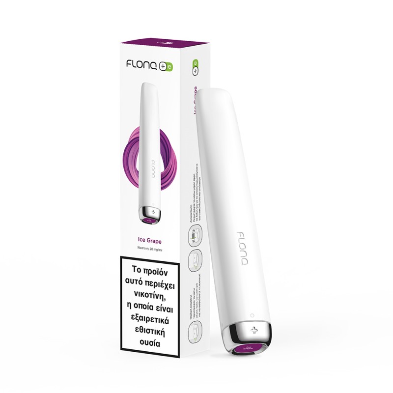 Disposable Vapes - Flonq Plus E Ice Grape 20mg 2ml