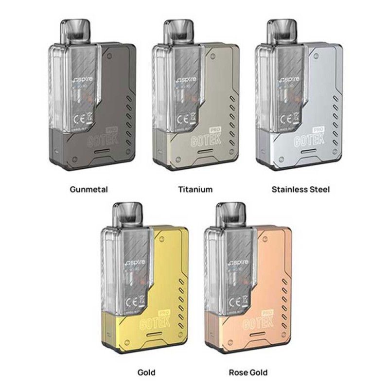Aspire Gotek Pro Pod Kit 2ml Pod Systems - Aspire Gotek Pro Pod Kit 2ml