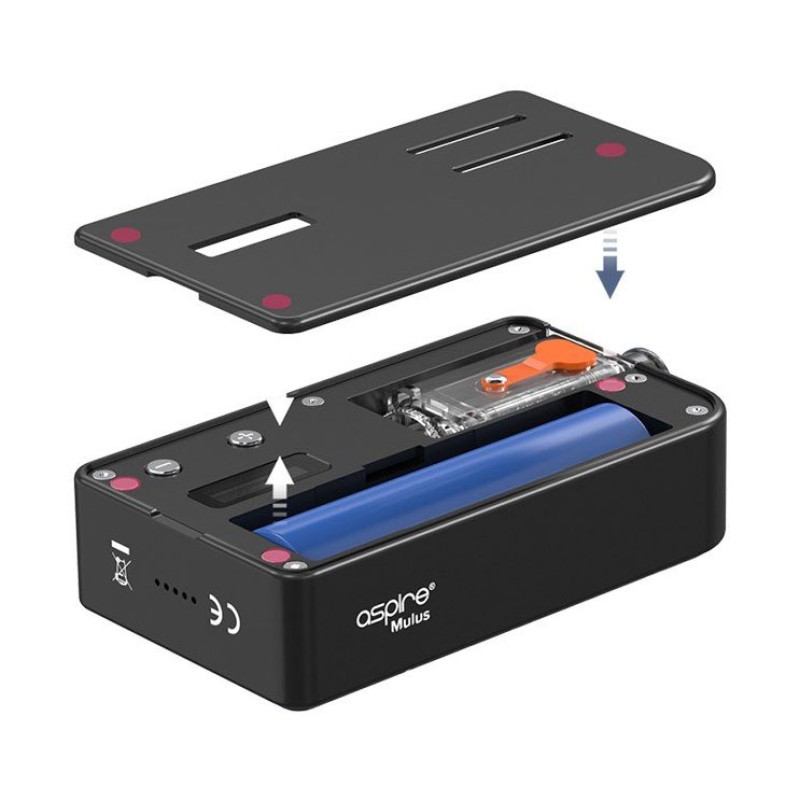 Aspire Mulus Kit Shale Black Starter kits - Aspire Mulus Kit Shale Black