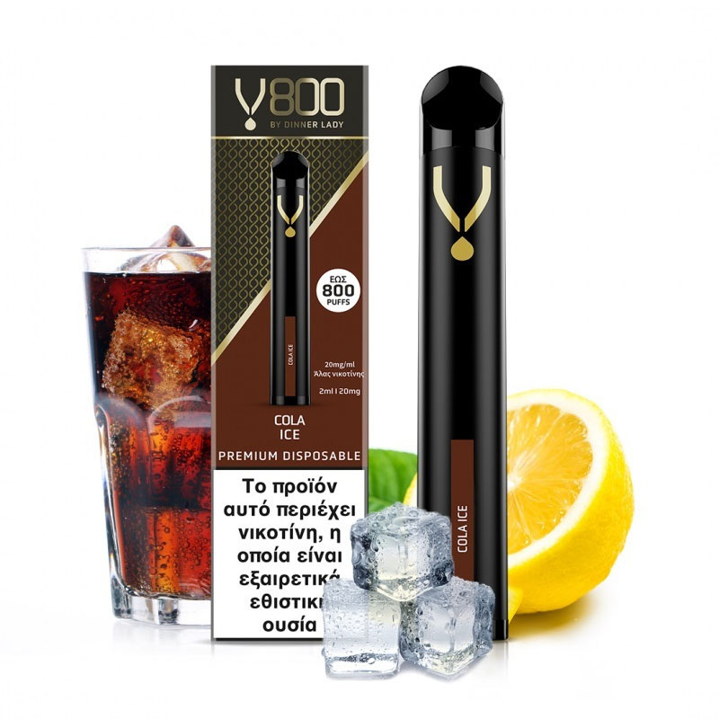Dinner Lady V800 Disposable Cola Ice 20mg 2ml Συσκευές Μιας Χρήσης - Dinner Lady V800 Disposable Cola Ice 20mg 2ml