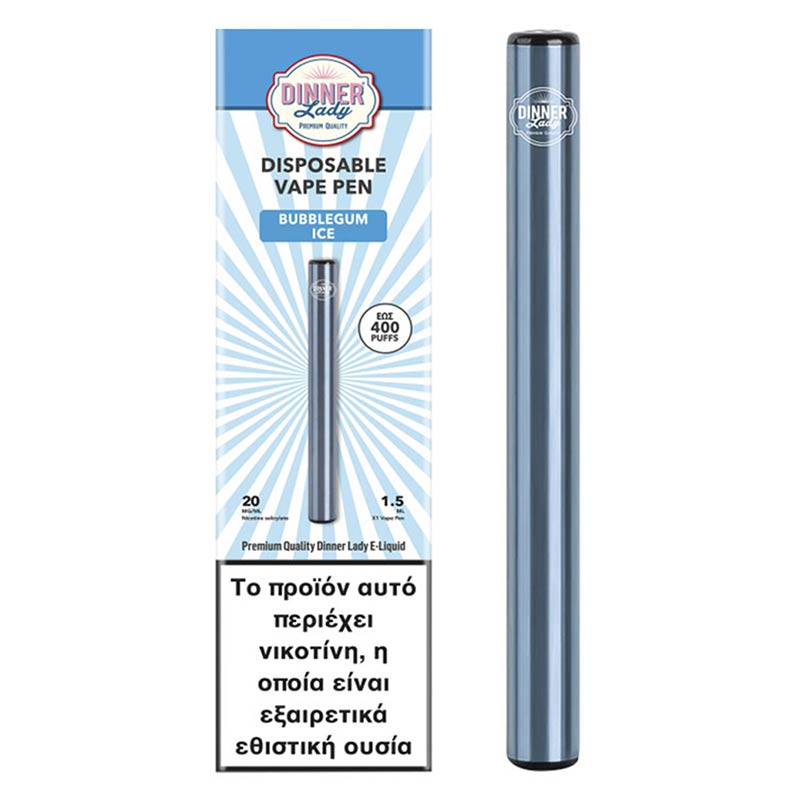 Dinner Lady Bubblegum Ice Disposable Vape Pen 20mg 1.5ml Συσκευές Μιας Χρήσης - Dinner Lady Bubblegum Ice Disposable Vape Pen 20mg 1.5ml