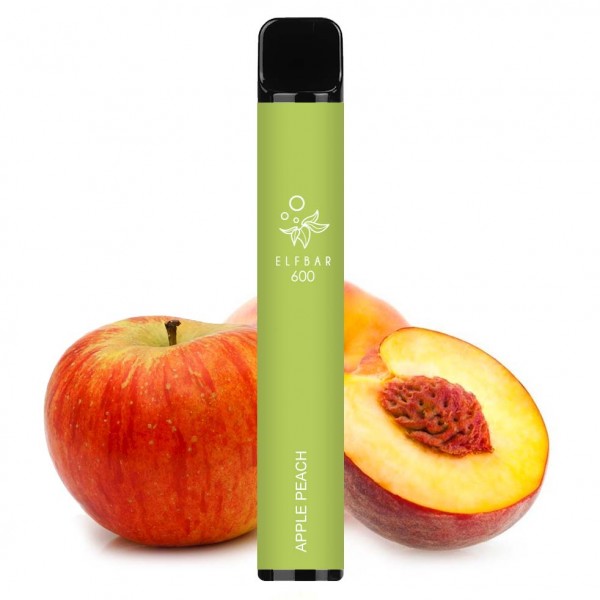 Disposable Vapes - Elf Bar 600 Apple Peach 2ml