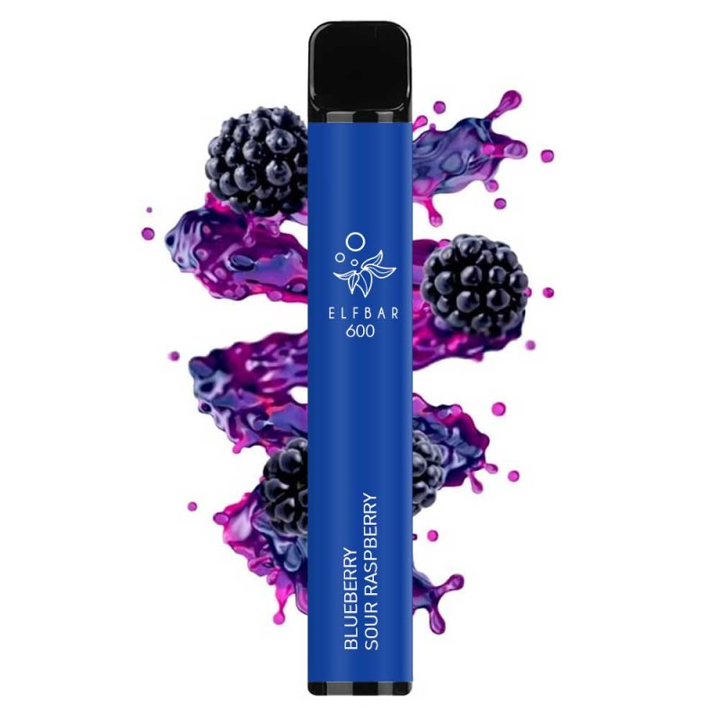Elf Bar 600 Blueberry Sour Raspberry 2ml Συσκευές Μιας Χρήσης - Elf Bar 600 Blueberry Sour Raspberry 2ml