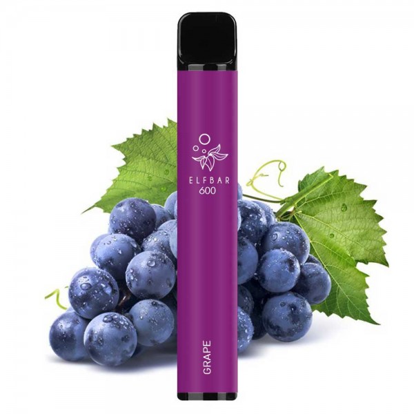 Disposable Vapes - Elf Bar 600 Grape 2ml