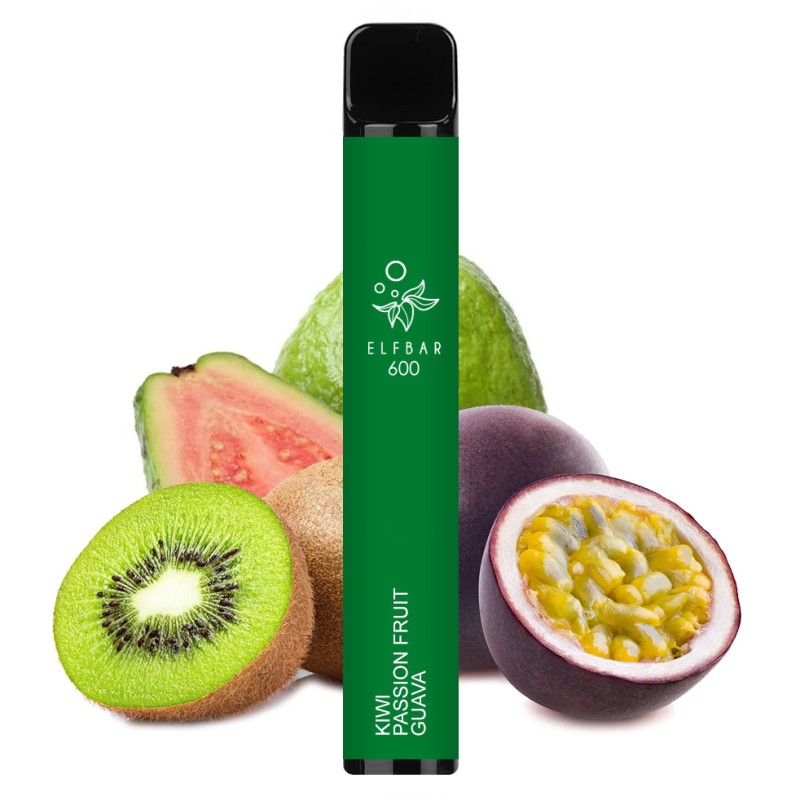 Elf Bar 600 Kiwi Passion Fruit Guava 2ml Συσκευές Μιας Χρήσης - Elf Bar 600 Kiwi Passion Fruit Guava 2ml