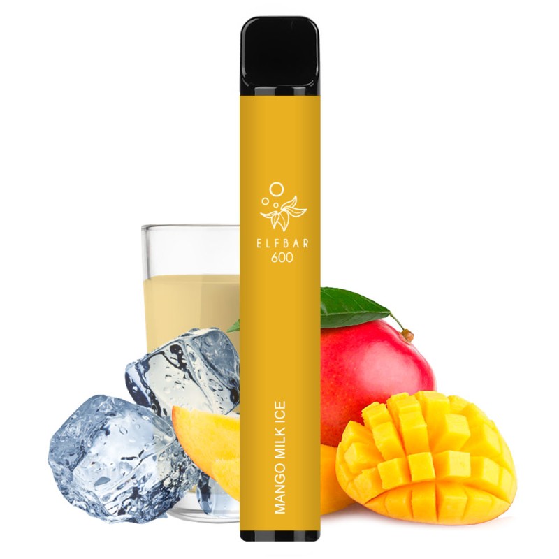 Elf Bar 600 Mango Milk Ice 2ml Συσκευές Μιας Χρήσης - Elf Bar 600 Mango Milk Ice 2ml
