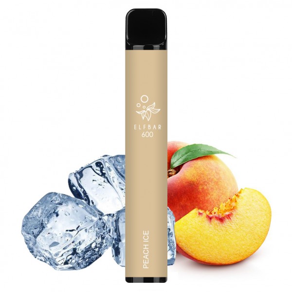 Disposable Vapes - Elf Bar 600 Peach Ice 2ml