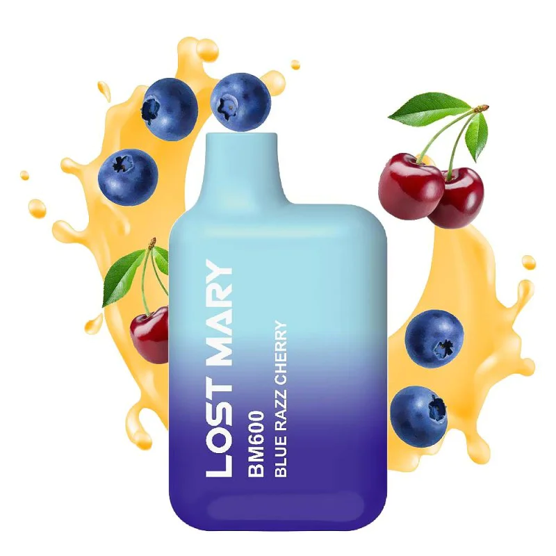Lost Mary BM600 20mg 2ml Blue Razz Cherry Συσκευές Μιας Χρήσης - Lost Mary BM600 20mg 2ml Blue Razz Cherry