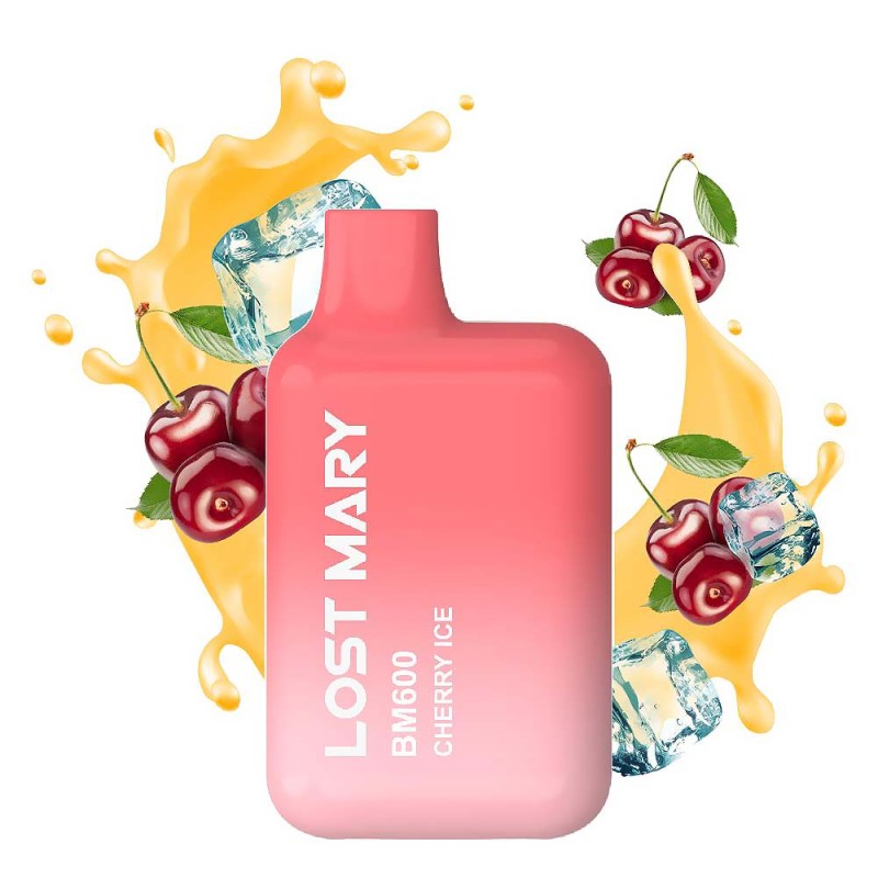 Lost Mary BM600 20mg 2ml Cherry Ice Συσκευές Μιας Χρήσης - Lost Mary BM600 20mg 2ml Cherry Ice