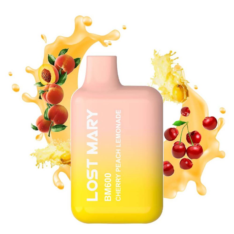 Lost Mary BM600 20mg 2ml Cherry Peach Lemonade Συσκευές Μιας Χρήσης - Lost Mary BM600 20mg 2ml Cherry Peach Lemonade