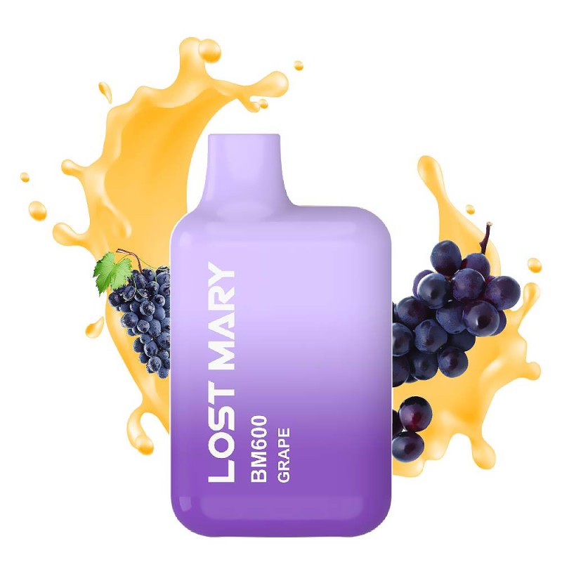 Lost Mary BM600 20mg 2ml Grape Συσκευές Μιας Χρήσης - Lost Mary BM600 20mg 2ml Grape