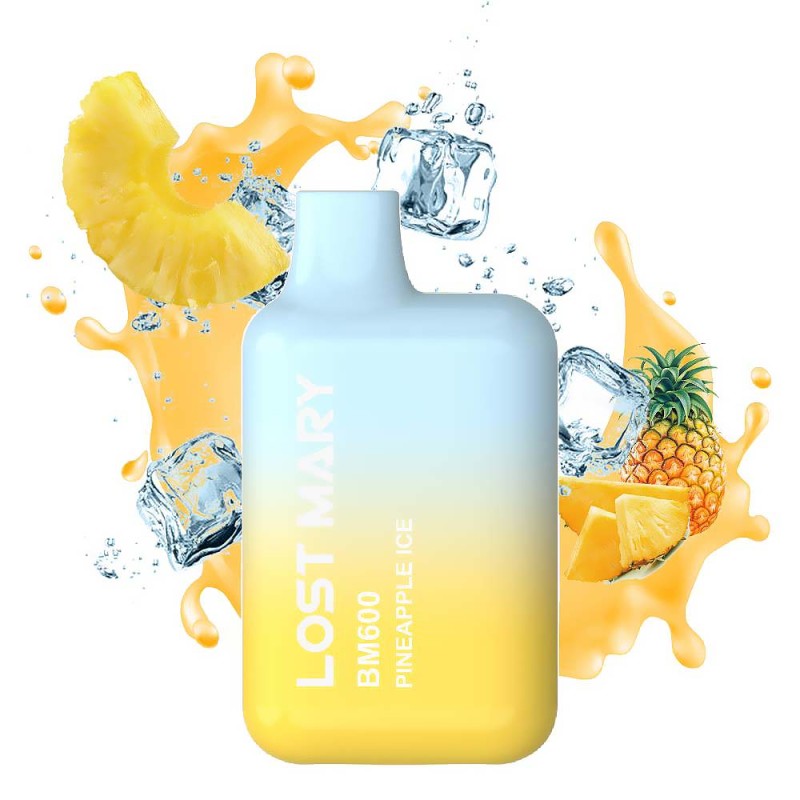 Lost Mary BM600 20mg 2ml Pineapple Ice Συσκευές Μιας Χρήσης - Lost Mary BM600 20mg 2ml Pineapple Ice