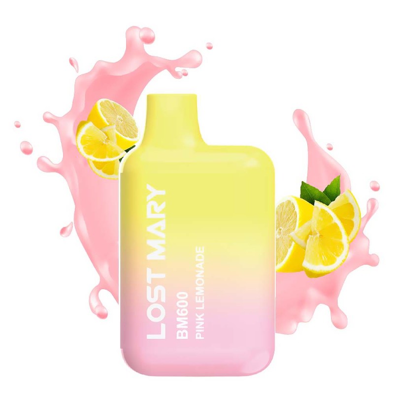 Lost Mary BM600 20mg 2ml Pink Lemonade Συσκευές Μιας Χρήσης - Lost Mary BM600 20mg 2ml Pink Lemonade