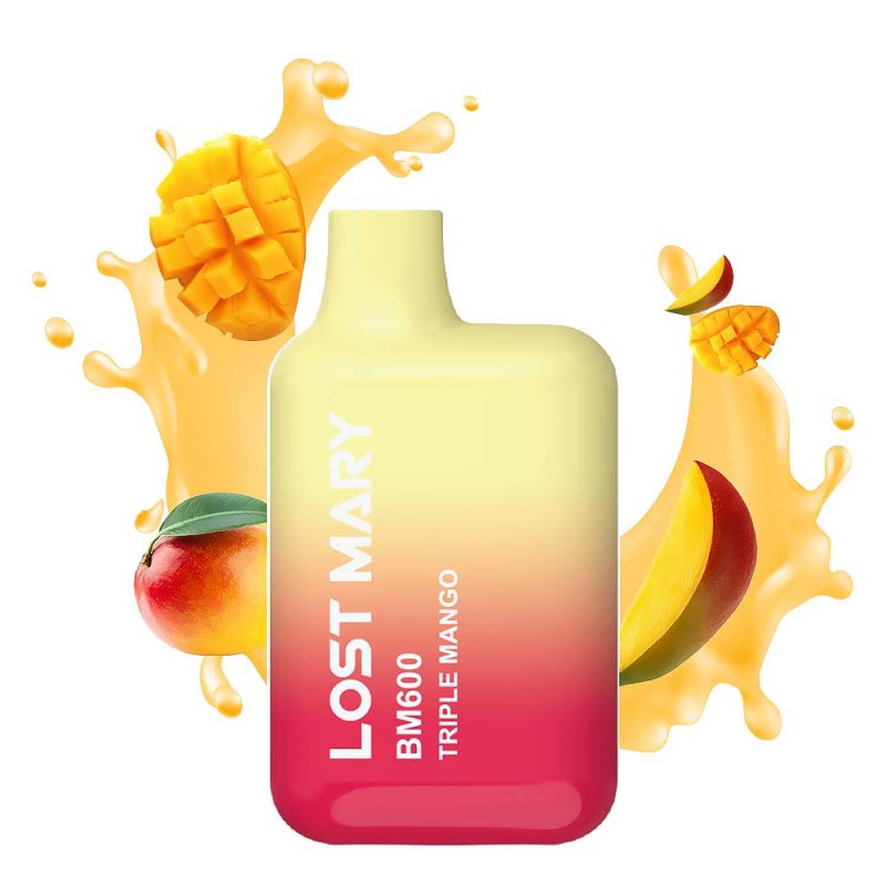 Lost Mary BM600 20mg 2ml Triple Mango Συσκευές Μιας Χρήσης - Lost Mary BM600 20mg 2ml Triple Mango
