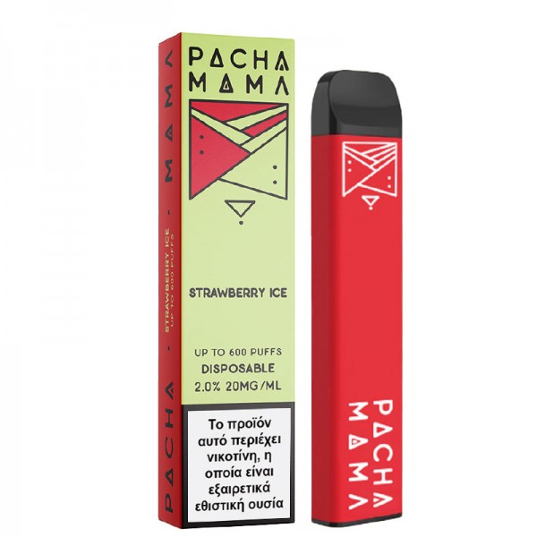 Disposable Vapes - Pacha Mama Strawberry Ice Disposable 2ml