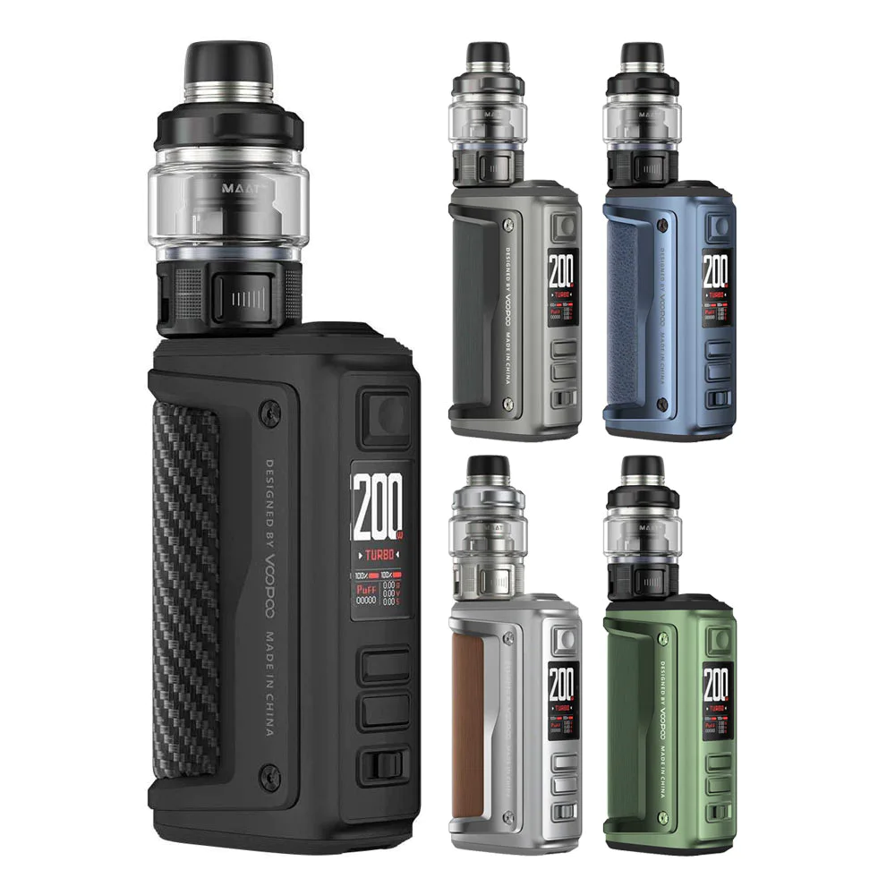 argus gt ii voopoo VOOPOO ARGUS GT 2 200W Starter Kit ⋆ Vape Society Supply
