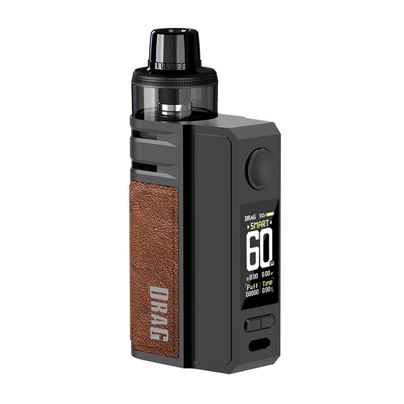 Voopoo Drag E60 4.5ml Pod Kit Black Pod Systems - Voopoo Drag E60 4.5ml Pod Kit Black