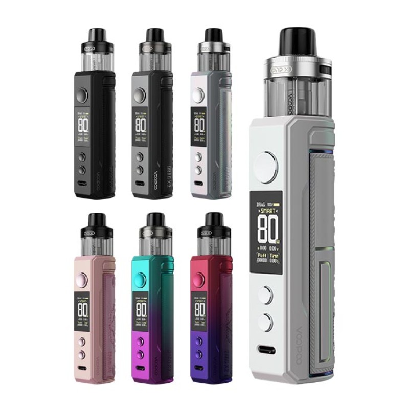 VooPoo Drag X2 Pod Kit 2ml Pod Systems - VooPoo Drag X2 Pod Kit 2ml