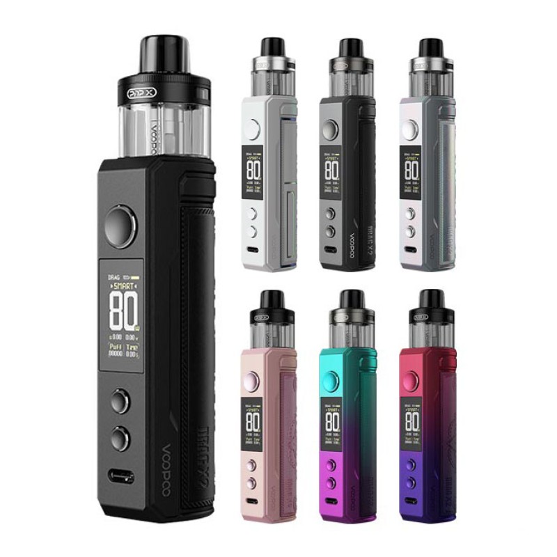 VooPoo Drag X2 Pod Kit 5ml Pod Systems - VooPoo Drag X2 Pod Kit 5ml