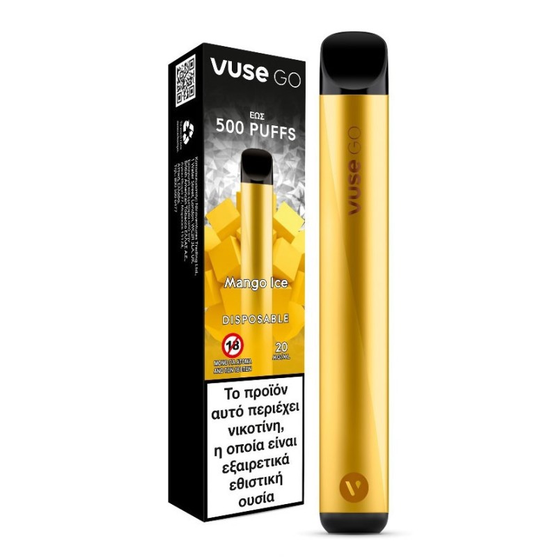 VUSE GO Mango Ice 20mg 2ml Disposable Vapes - VUSE GO Mango Ice 20mg 2ml