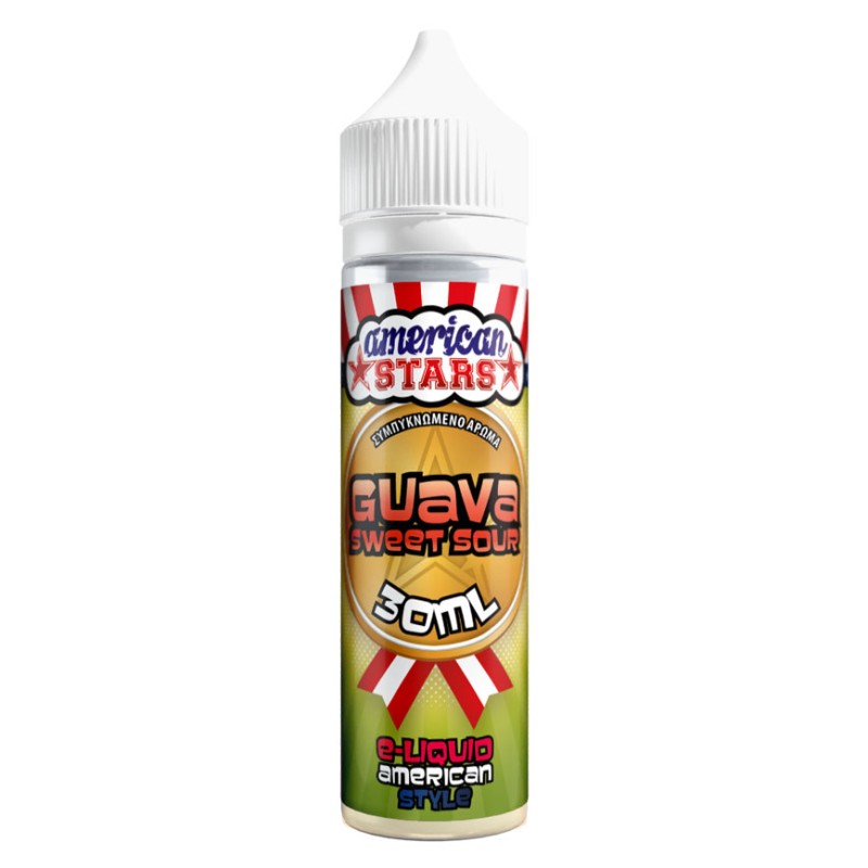 American Stars Flavor Shot - Guava Sweet Sour - 30ml/60ml American Stars Flavor Shots - American Stars Flavor Shot - Guava Sweet Sour - 30ml/60ml