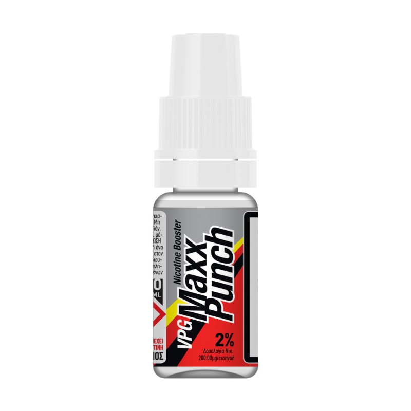 Maxx Punch VPG Nicotine Booster 10ml - 20mg/ml Ατμιστική Βάση - Maxx Punch VPG Nicotine Booster 10ml - 20mg/ml