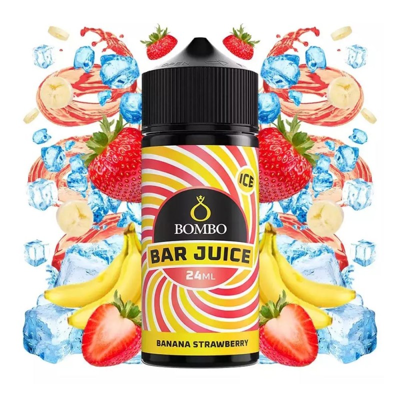 Bombo Bar Juice Banana Strawberry 24ml/120ml Bombo ELiquids - Bombo Bar Juice Banana Strawberry 24ml/120ml