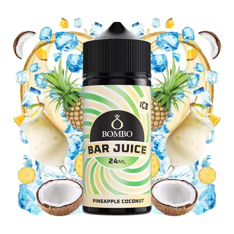 Bombo Bar Juice Pineapple Coconut 24ml/120ml Bombo ELiquids - Bombo Bar Juice Pineapple Coconut 24ml/120ml