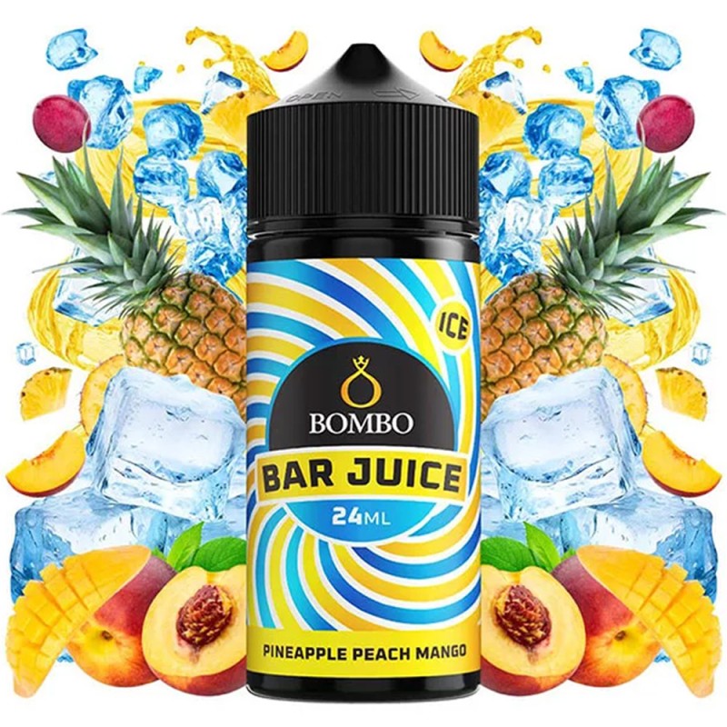 Bombo Bar Juice Pineapple Peach Mango 24ml/120ml Bombo ELiquids - Bombo Bar Juice Pineapple Peach Mango 24ml/120ml