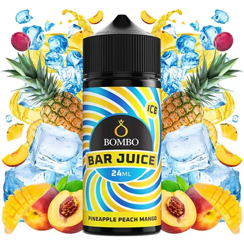 Bombo Bar Juice Pineapple Peach Mango 24ml/120ml Bombo ELiquids - Bombo Bar Juice Pineapple Peach Mango 24ml/120ml