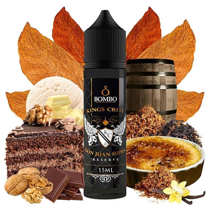 Bombo Kings Crest Don Juan Supra Reserve 15ml/60ml Bombo ELiquids - Bombo Kings Crest Don Juan Supra Reserve 15ml/60ml