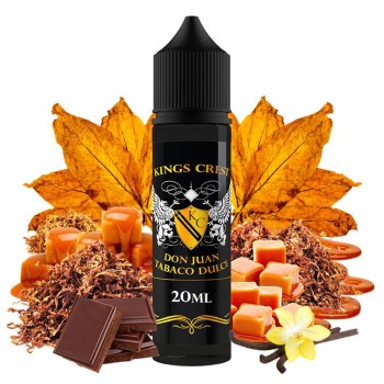 Bombo Kings Crest Don Juan Tobacco Dulce 15ml/60ml Bombo Kings Crest Don Juan Tobacco Dulce 15ml/60ml