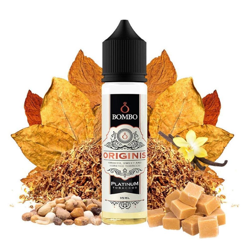 Bombo Platinum Tobaccos Originis 15ml/60ml Bombo ELiquids - Bombo Platinum Tobaccos Originis 15ml/60ml