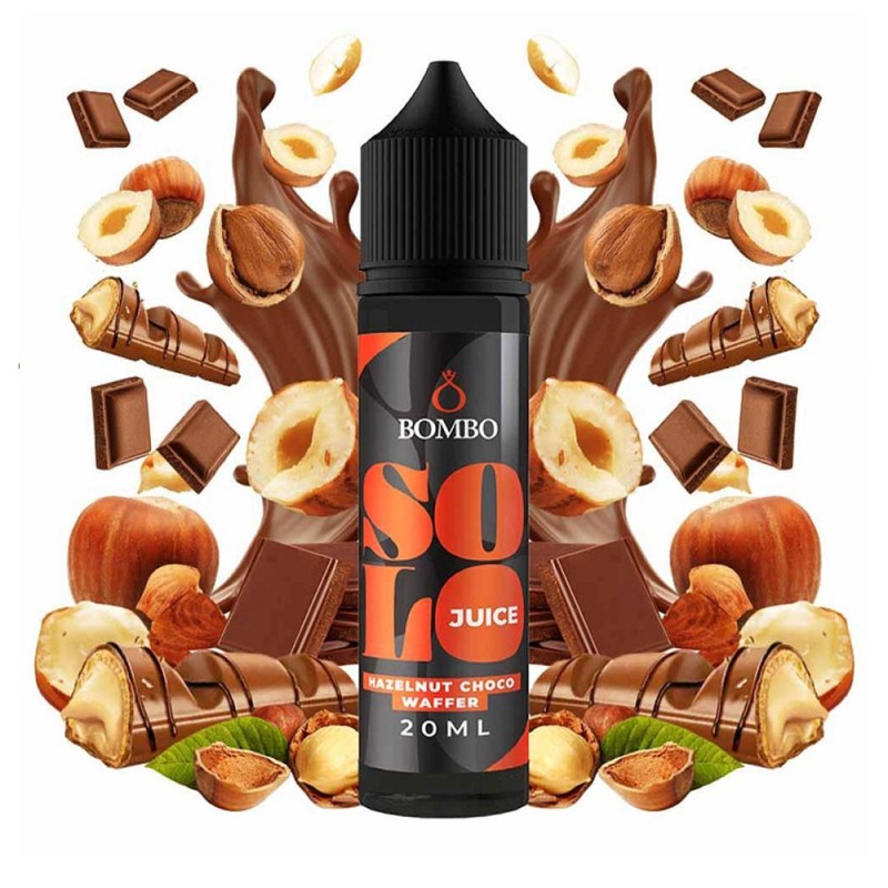 Bombo Solo Juice Hazelnut Choco Waffer 20ml/60ml Bombo ELiquids - Bombo Solo Juice Hazelnut Choco Waffer 20ml/60ml