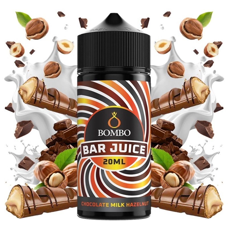 Bombo ELiquids - Bombo Bar Juice Chocolate Milk Hazelnut 20ml/120ml