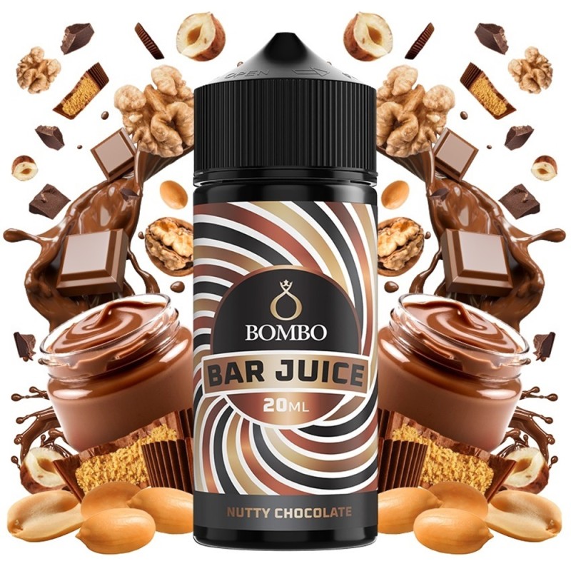 Bombo - Bombo Bar Juice Nutty Chocolate 20ml/120m Bombo ELiquids - Bombo Bar Juice Nutty Chocolate 20ml/120m