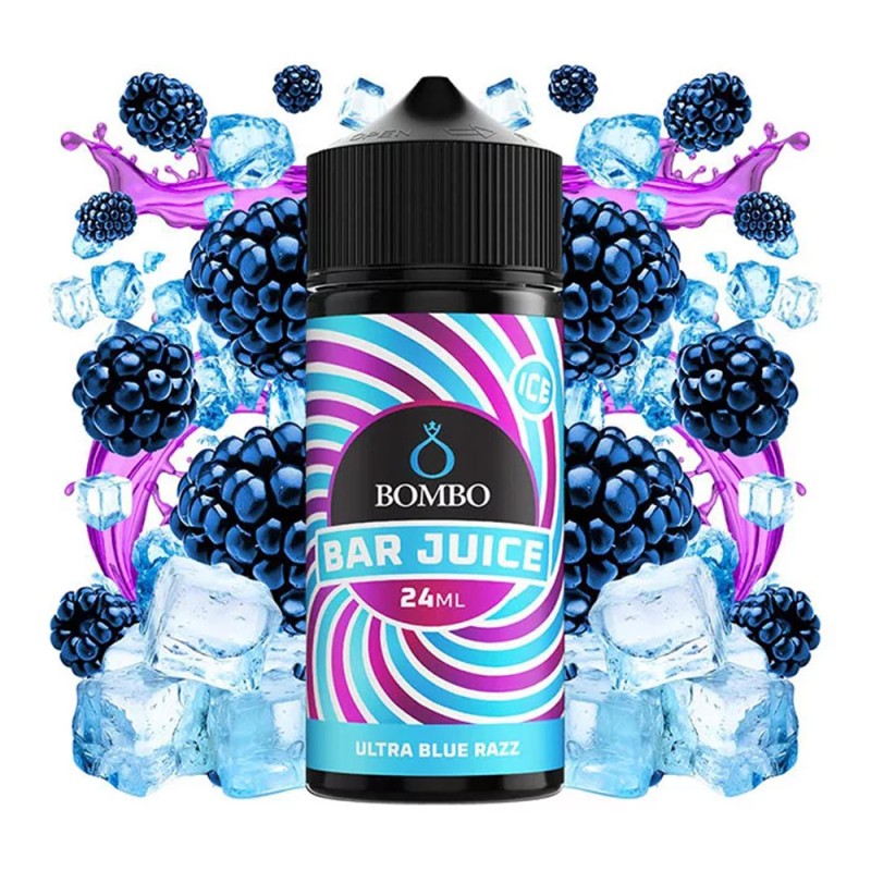 Bombo Bar Juice Ultra Blue Razz 24ml/120ml Bombo ELiquids - Bombo Bar Juice Ultra Blue Razz 24ml/120ml