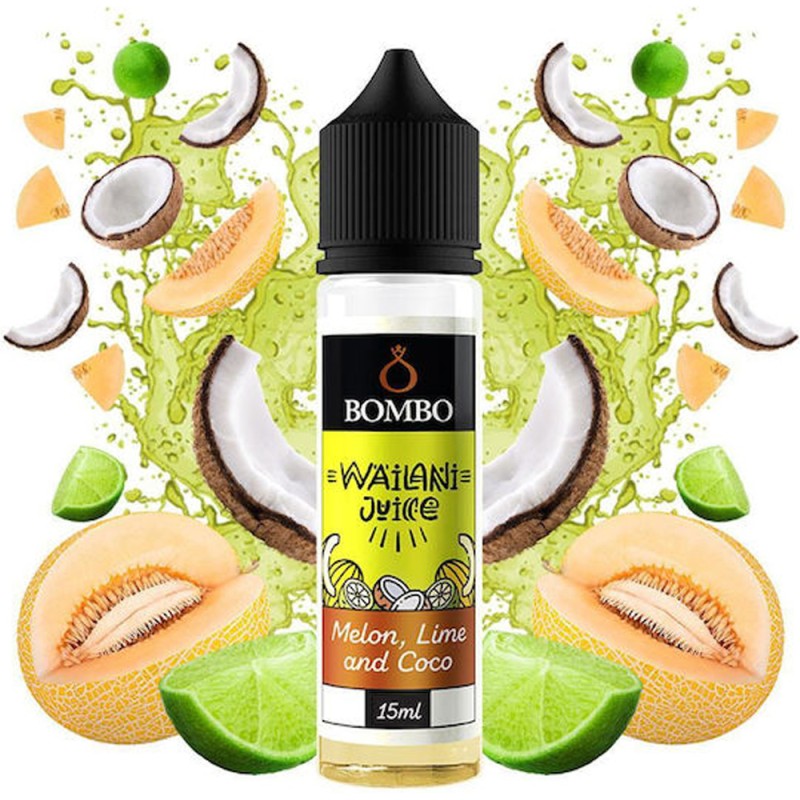 Bombo Wailani Juice Melon Lime and Coco 15ml/60ml Bombo ELiquids - Bombo Wailani Juice Melon Lime and Coco 15ml/60ml