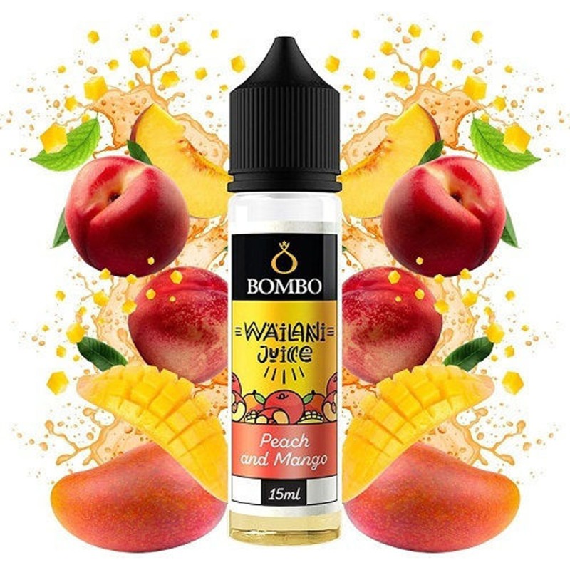 Bombo Wailani Juice Peach and Mango 15ml/60ml Bombo ELiquids - Bombo Wailani Juice Peach and Mango 15ml/60ml