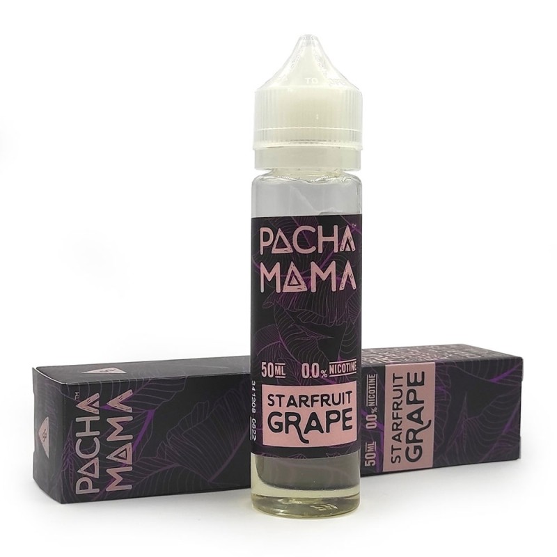 Pachamama Subohm Starfruit Grape 50ml/60ml Shortfill Charlies Chalk Dust - Pachamama Subohm Starfruit Grape 50ml/60ml Shortfill