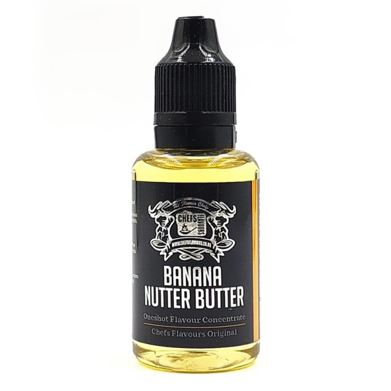 Chefs Flavours Banana Nutter Butter Flavor 30ml Γεύσεις Chefs - Chefs Flavours Banana Nutter Butter Flavor 30ml