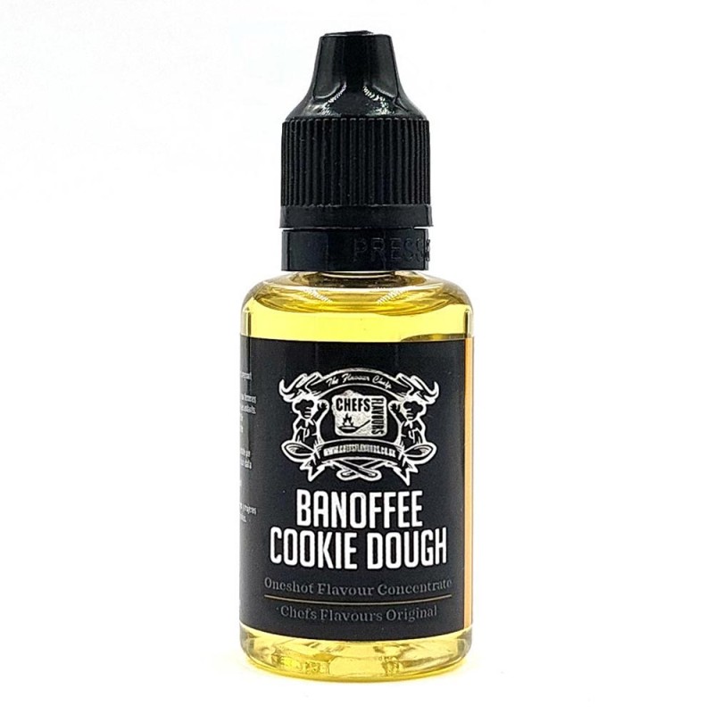 Chefs Flavours Banoffee Cookie Dough Flavor 30ml Γεύσεις Chefs - Chefs Flavours Banoffee Cookie Dough Flavor 30ml