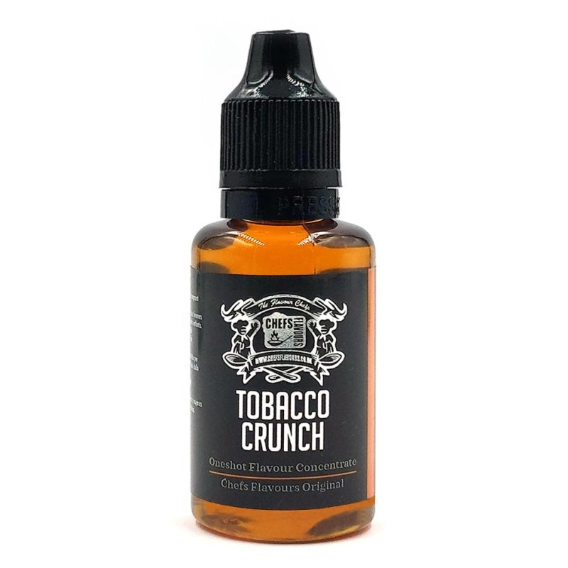 Chefs Flavours Tobacco Crunch Flavor 30ml Γεύσεις Chefs - Chefs Flavours Tobacco Crunch Flavor 30ml