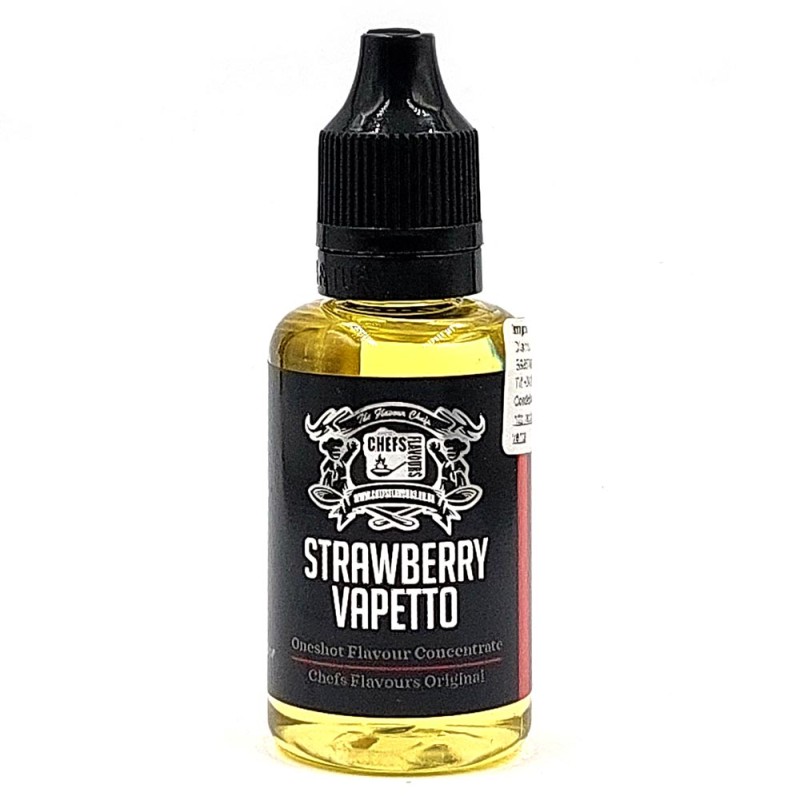 Chefs Flavours Strawberry Vapetto Flavor 30ml Γεύσεις Chefs - Chefs Flavours Strawberry Vapetto Flavor 30ml