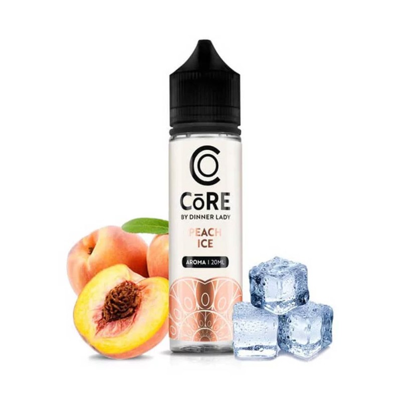 Dinner Lady Core Peach Ice Flavor Shot 20ml/60ml Dinner Lady - Dinner Lady Core Peach Ice Flavor Shot 20ml/60ml