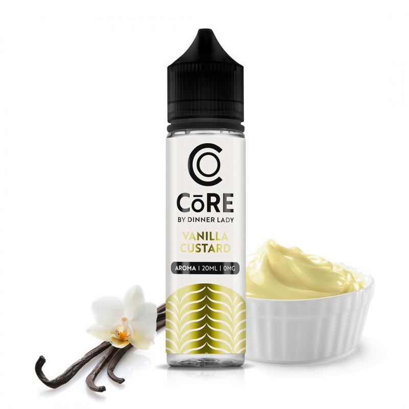 Dinner Lady Core Vanilla Custard Flavor Shot 20ml/60ml Dinner Lady - Dinner Lady Core Vanilla Custard Flavor Shot 20ml/60ml